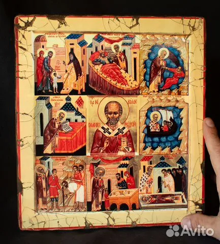 Икона "Cвятитель Николай Мирликийский" в подарок