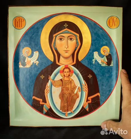 Богоматерь Знамение. Икона деревянная — необычный подарок