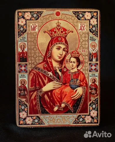 На память: Икона Божией Матери "Вифлеемская" 15 см