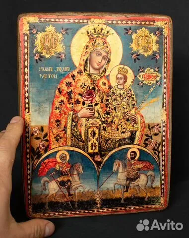 На память: Икона Божией матери "Неувядаемый цвет"