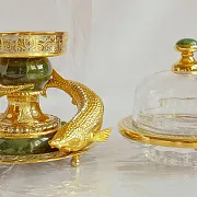 Подарочная икорница "Морская". Златоуст — фотография 4