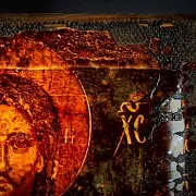 На память: Икона "Христос Вседержитель" дерево, ручная работа — фотография 6