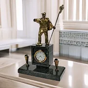 Ручная работа: Часы «Металлург» большие с подставками — фотография 1