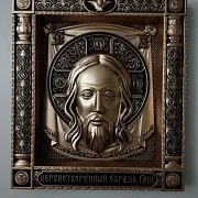 Резная икона Спас Нерукотворный — необычный подарок — фотография 6