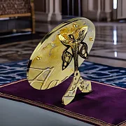 В подарок: Настольное зеркало с бабочкой и фианитами. Златоуст — фотография 1