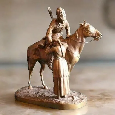 Композиция «Прощание с казачкой» из бронзы — оригинальный подарок