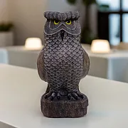 Ручная работа: Скульптура «Филин» из кальцита — фотография 1