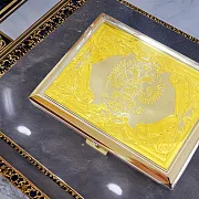 Портсигар "Российский"/ на 9 сигарет. Златоуст — красивый подарок — фотография 1