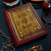 Книга "Большая книга власти" — книга в коже — красивый подарок — фотография 1