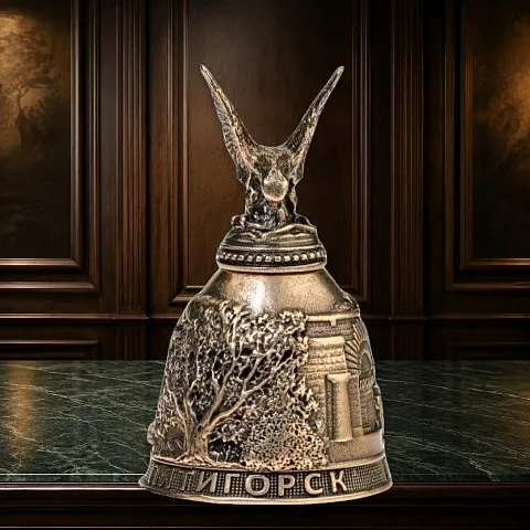 В подарок: Бронзовый колокольчик «Пятигорск. Озеро Провал»
