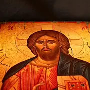 В подарок: Икона "Христос Вседержитель" дерево, ручная работа — фотография 8