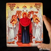 Подарочная икона "О тебе радуется и собор Архангелов" — фотография 1