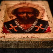 В подарок: Св. Николай Чудотворец. Икона. 15*13 — фотография 6