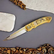 Подарочный складной нож «Кабан» — фотография 1