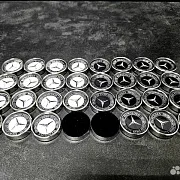 Стальные фишки для нард «Mercedes» — необычный подарок — фотография 4