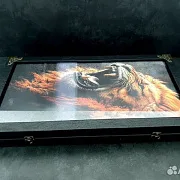 На память: Нарды под стеклом «Львиное сердце» — фотография 9