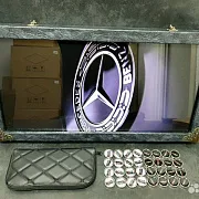 Подарочные нарды под стеклом «Mercedes AMG» — фотография 9