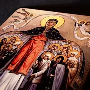 Икона "Покров Пресвятой Богородицы" — красивый подарок — фотография 7